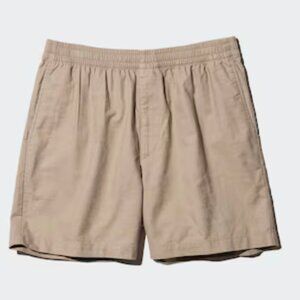 Uniqlo Men’s Beige Casual Shorts – 5” Inseam, 32W, NWT